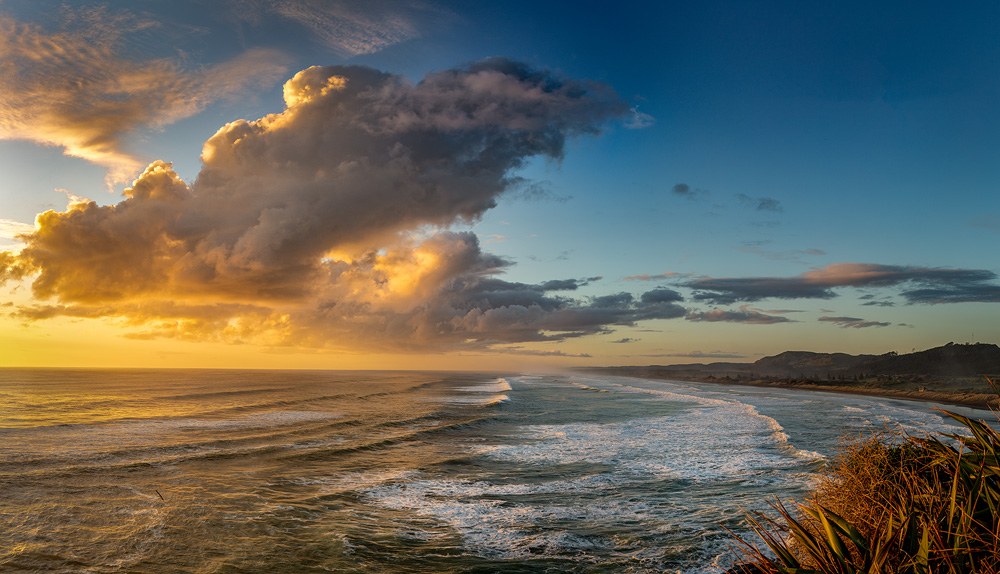 Evening over Muriwai